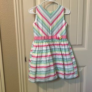 Striped cotton dress